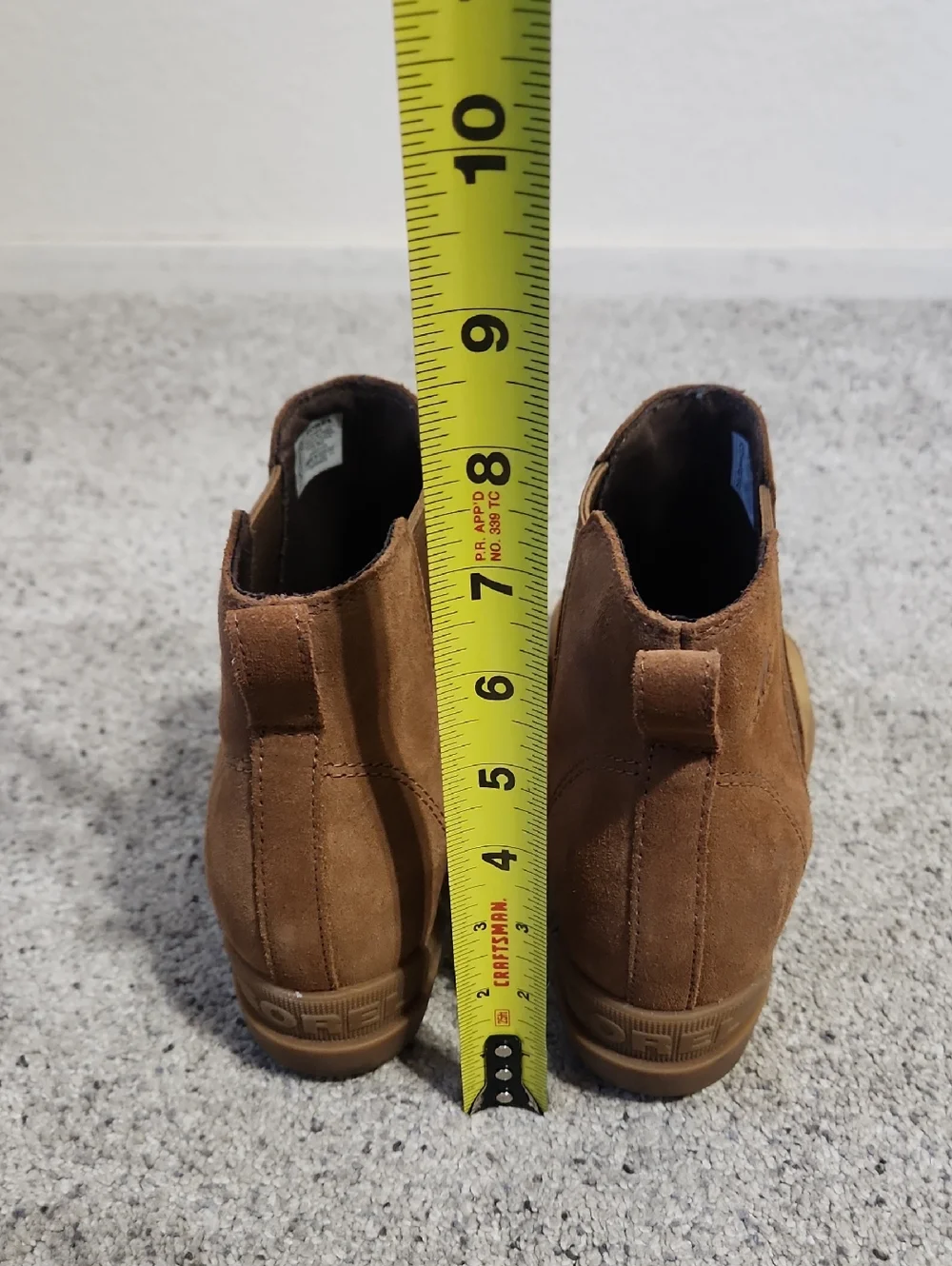 Sorel Evie II Chelsea Boot in Taffy Brown Size 10